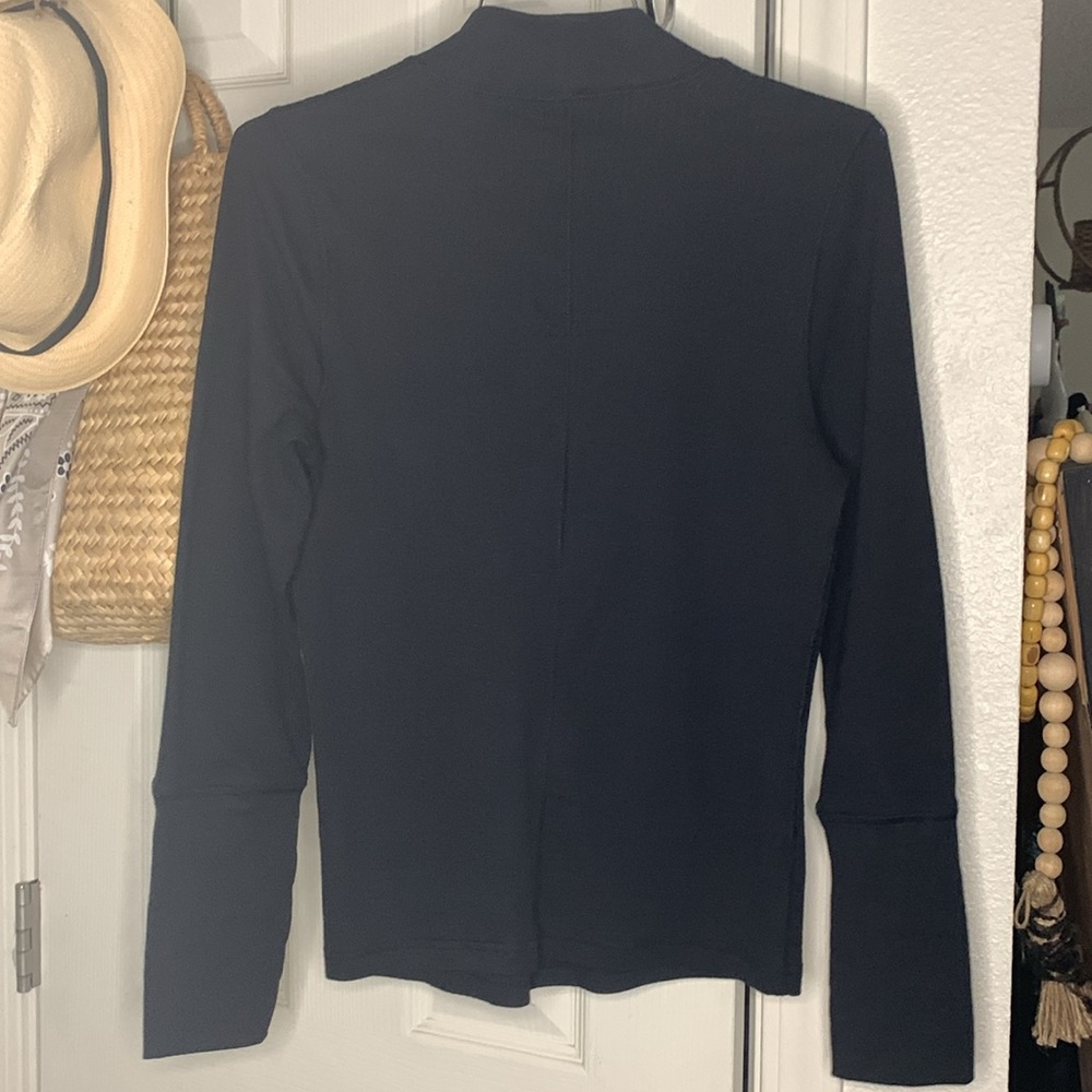 Intamilty free free people mock neck long sleeve tshirt , thermal